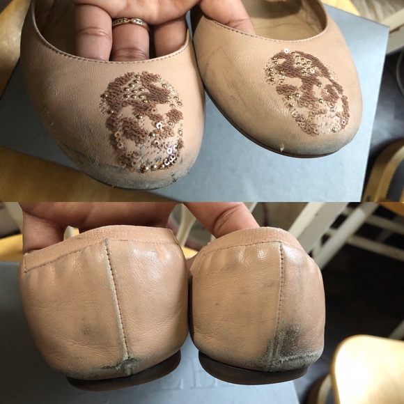 Auth Alexander McQueen Skull Ballerina Flats Sz 6 - Picture 5 of 8